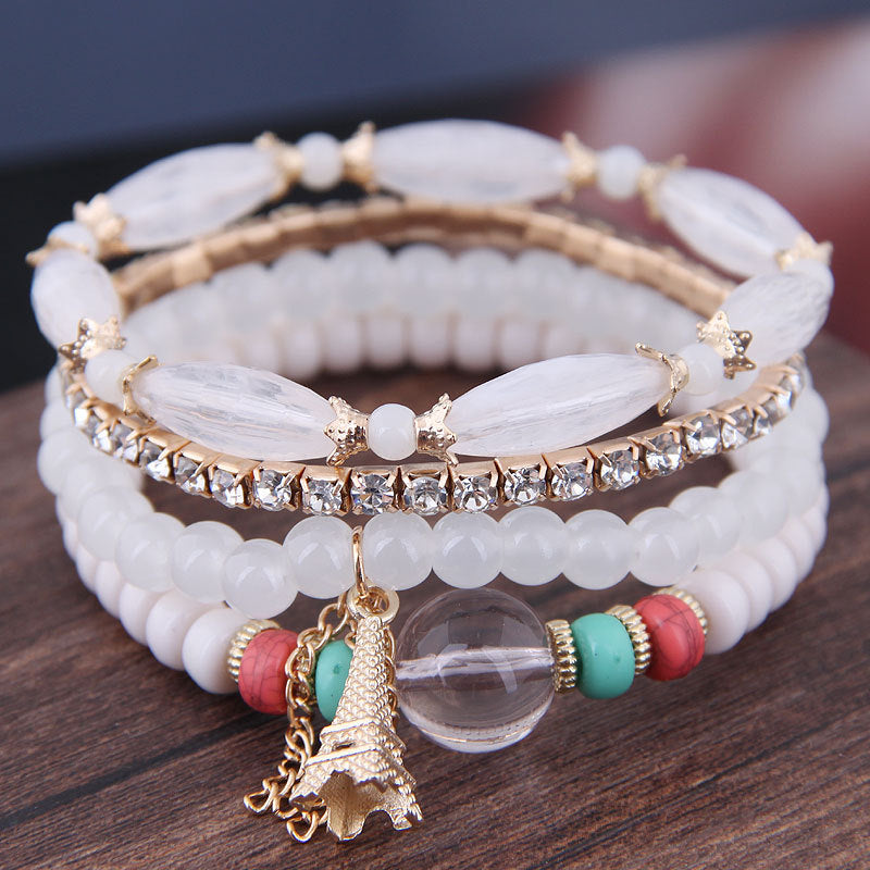 Wholesale Fashion Stretch Alloy Bracelet